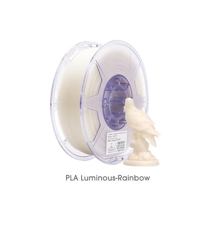 eSun Luminous PLA Rainbow 3D Printing Filament | 1.75mm, 1kg - Image 3