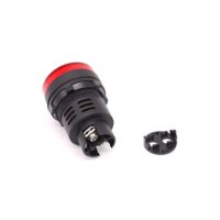 White AC/DC 6V 30mm AD16-30DS LED Power Pilot Signal Indicator Lamp IP65 Panel Mount