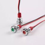 10MM Blue LED Metal Signal Indicator | 10V-24V Stainless Steel Pilot Lamp (IP65)