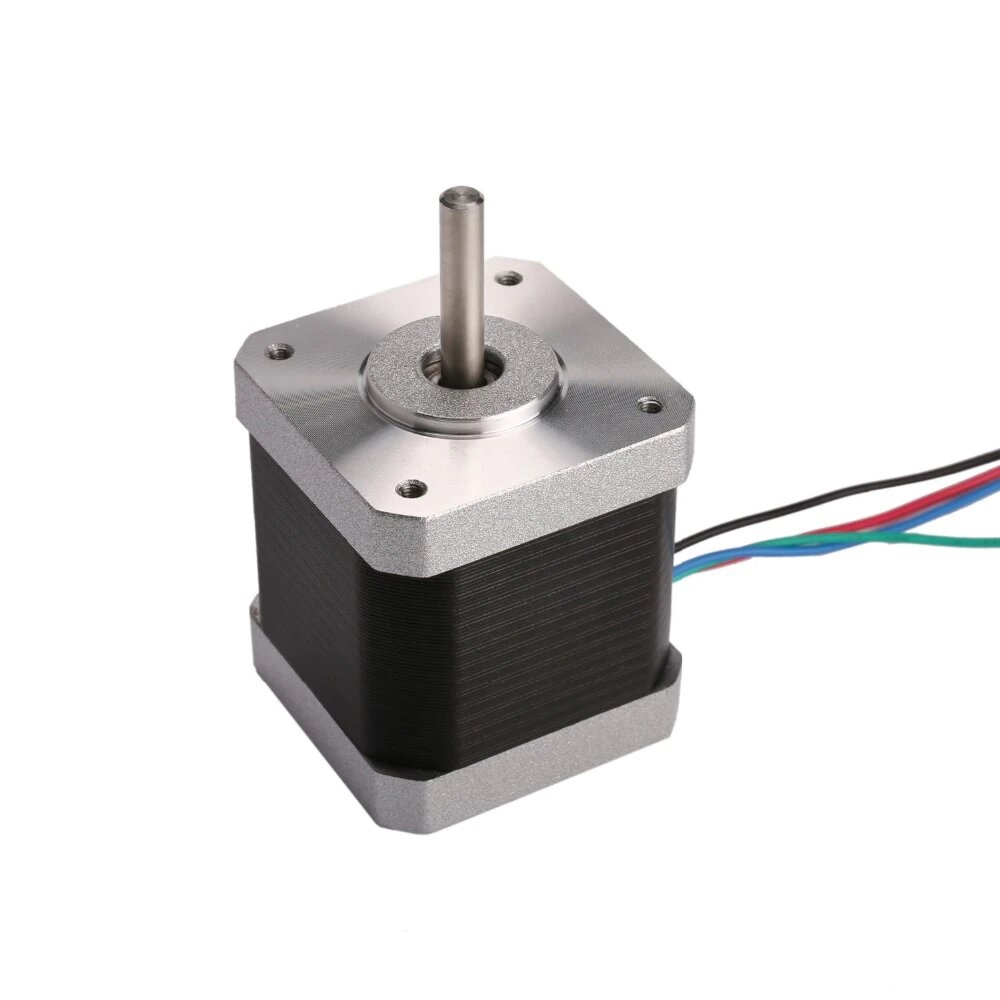 42HS40-1704 NEMA 17 7.2 kg-cm Bipolar Stepper Motor – High-Precision 1.8° Step Angle with Round Shaft