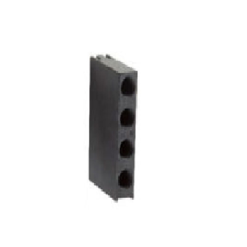 3MM Four-Hole LED Holder | Black Plastic Indicator Mounting Bracket (Pack of 10)