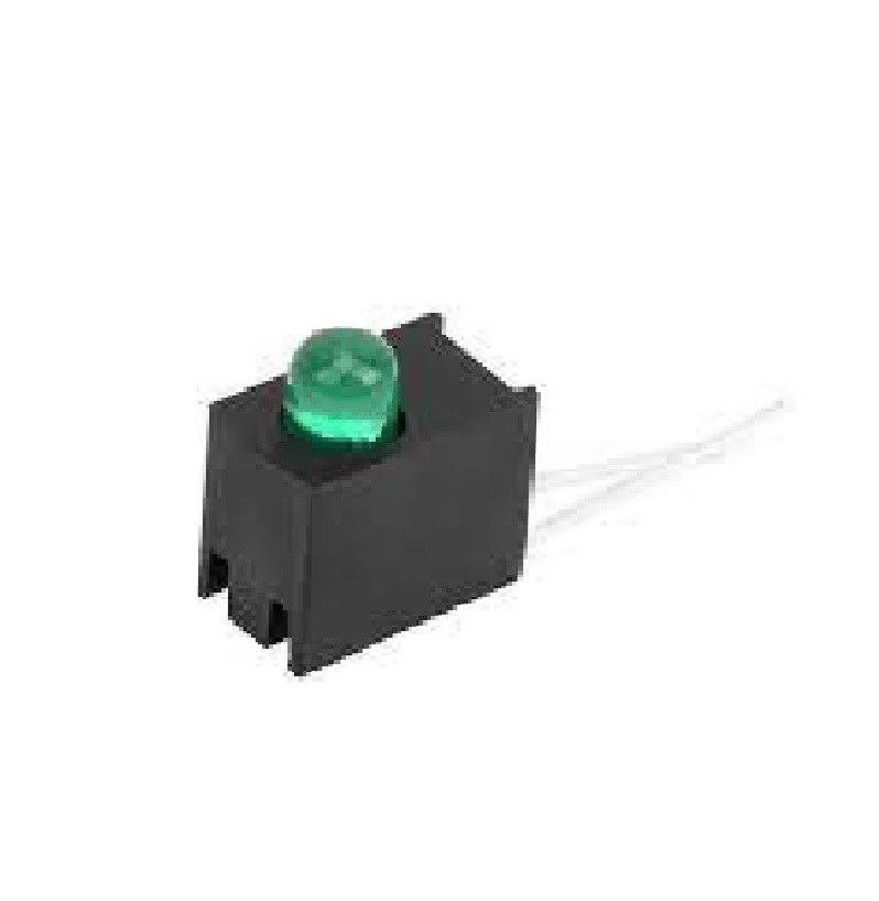 3MM Green LED Indicator Light | Industrial Status Signal Lamp (Pack of 10)