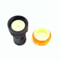 AD16-22DS 22MM LED Power Pilot Signal Light | 220V-380V AC Yellow Indicator Lamp (IP65)