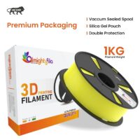 AlmightyFila 3D Printer Filaments PLA+ LEMON YELLOW 1.75 MM / 1 KG