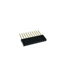 10 Pin Female 11mm tall stackable Header Connector ? 5pcs.