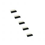10 Pin Female 11mm tall stackable Header Connector ? 5pcs.