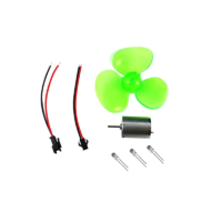 100 mm Big Four-Leaf Micro Wind Generator DC Motor with Propeller and LED