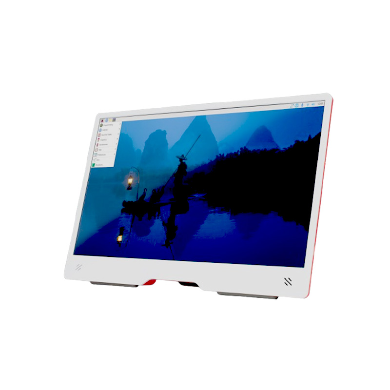 Official Raspberry Pi 15.6 Inch IPS Full HD Desktop Monitor (Red/White)