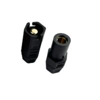 QS6H Single lock Anti spark Black Male Connector For Electric bicycle electric motor car Energy storage battery UAV Drone airplane