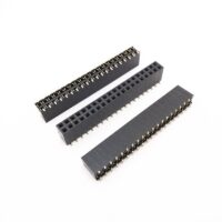 2.54mm 2?20 Pin Female Double Row SMT Header Strip (Pack of 3)