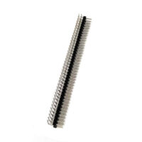 2.54mm 2?40 Double Row Right Angle Male Header Strip (Pack of 5)