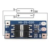 2S 20A 18650 Lithium Battery Protection Board (BMS)