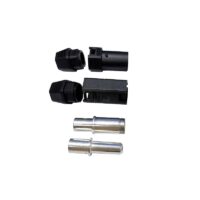 QS6H Single lock Anti spark Black Male Connector For Electric bicycle electric motor car Energy storage battery UAV Drone airplane