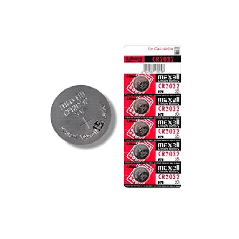 Maxell CR2032 3V Lithium Coin Battery (5 Pieces) - Image 2