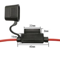 Waterproof In Line Blade Fuse with Holders for Car Fuse Replacement ? 5pcs