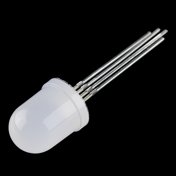 Diffused RGB Common Anode LED ? 10mm Tricolor (5pcs) - Image 3