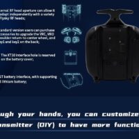 FlySky FS-ST8 2.4 GHz ANT Transmitter with FS-SR8 receiver (Upgraded Version)