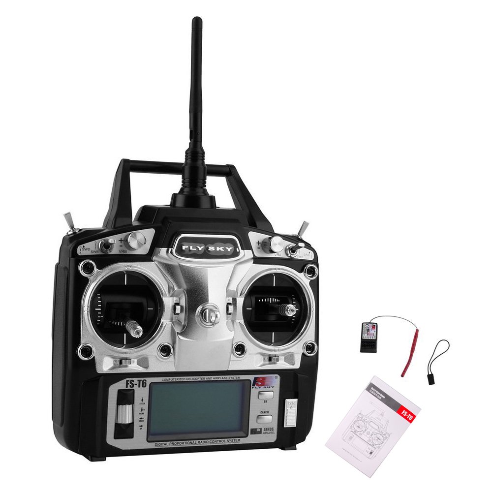 FlySky FS-T6 6CH Transmitter with FS-R6B Receiver - Image 3