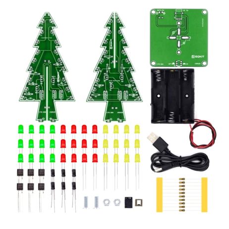 LED 3D Christmas Tree- DIY Kit - Image 6