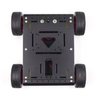 Metal Tank Robot Smart Car Chassis Kit (Black)