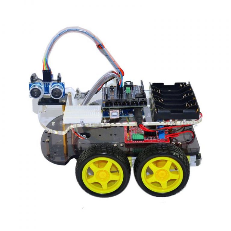 Multi-Functional 4WD Robot Car Chassis Kits UNO R3 For Robot Car Assembly - Image 4