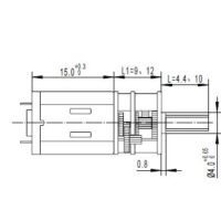 N20 Micro Gear 12V 100RPM DC Motor (High Torque)