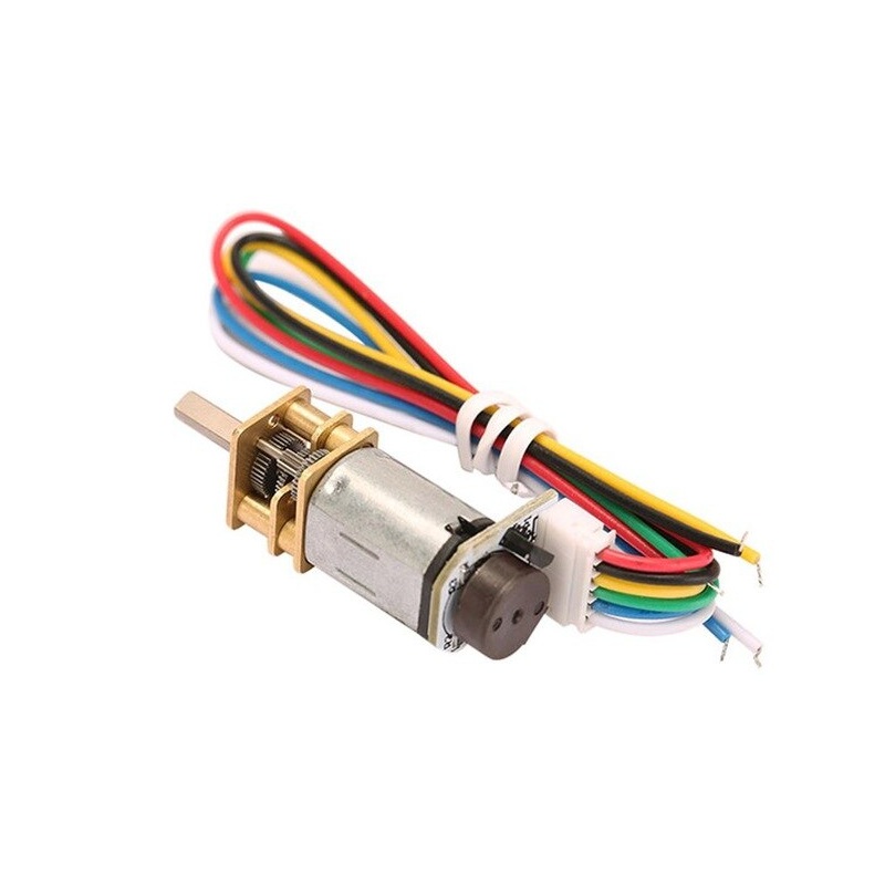 (SPIDER Automation) N20 Micro Metal Gear Motor with Encoder (35 RPM, 3V DC)