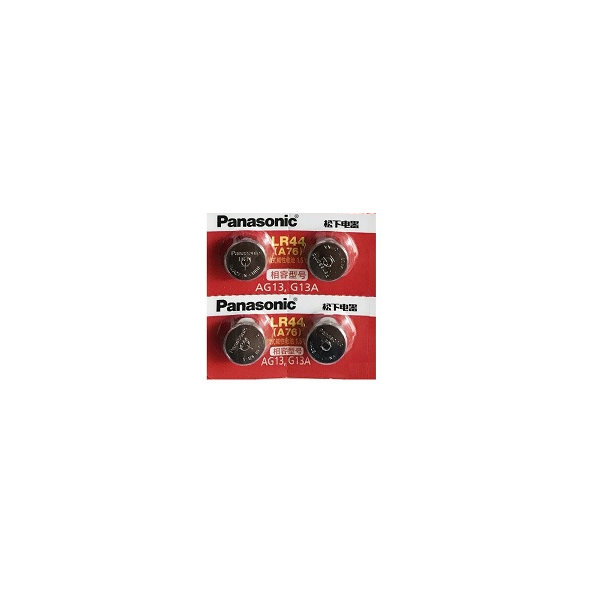 Panasonic LR44 1.5V Alkaline Coin Battery-4Pcs.