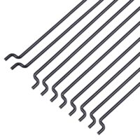 D1.2x120mm Z type Push/Pull Steel Rod for RC Aircraft Aero-modelling-2Pcs