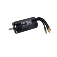 Rocket 3670 brushless rc boat motor 4POLE ?5.0mm Black (1550 KV)