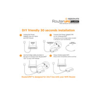 RESONATE RouterUPS Classic CRU5V 2A ? Reliable Power Backup for WiFi Routers, ONTs, Raspberry Pi, and IoT Devices