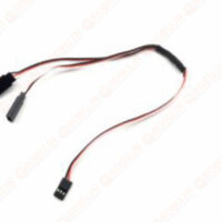 1JR Male To 2 Futaba Female Y Type Servo Extension Wire (200mm)