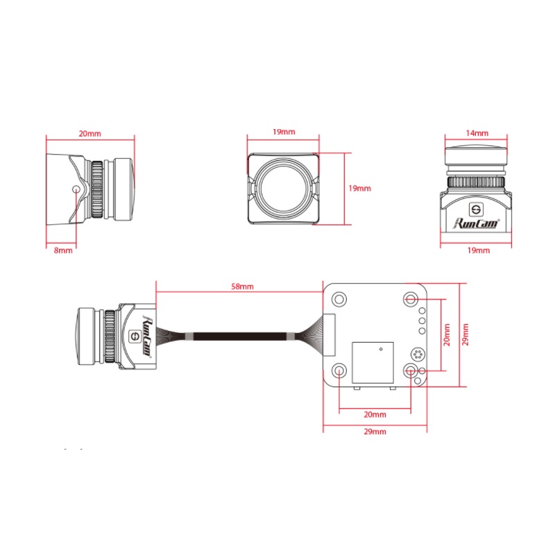 RunCam Split 3 Micro 1080@60 HD FPV Camera - Image 5