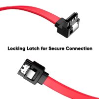 Red SATA 3.0 Highspeed, Hard Disk Data, Cable, A Bending