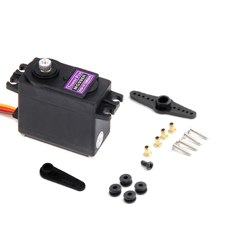 (SPIDER Automation) TowerPro MG996R Digital High Torque 360-Degree Continuous Rotation Metal Gear Servo Motor (9.4-11 KG) - Image 2