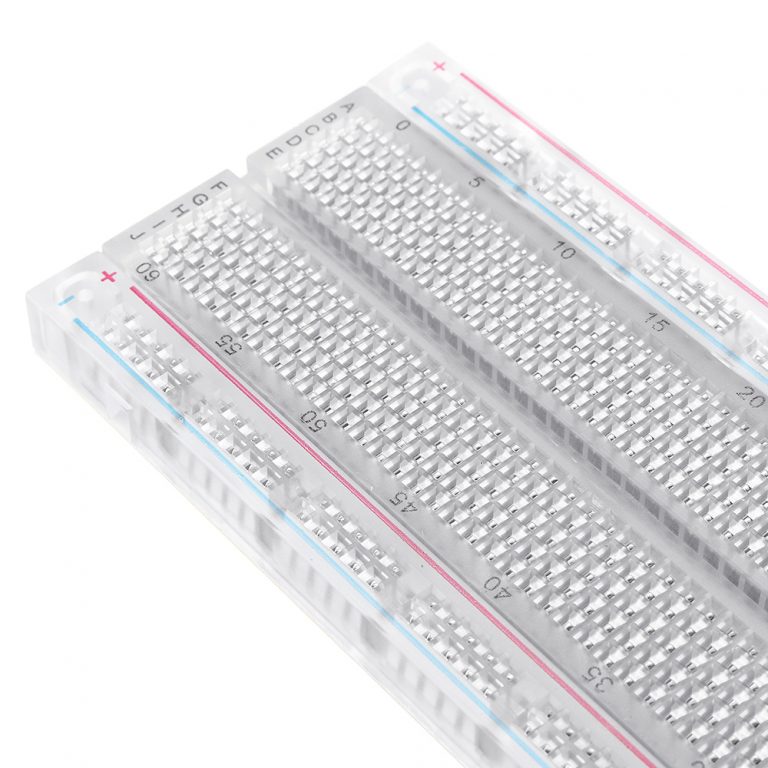 Transparent 830 Points Solderless Breadboard - Image 2