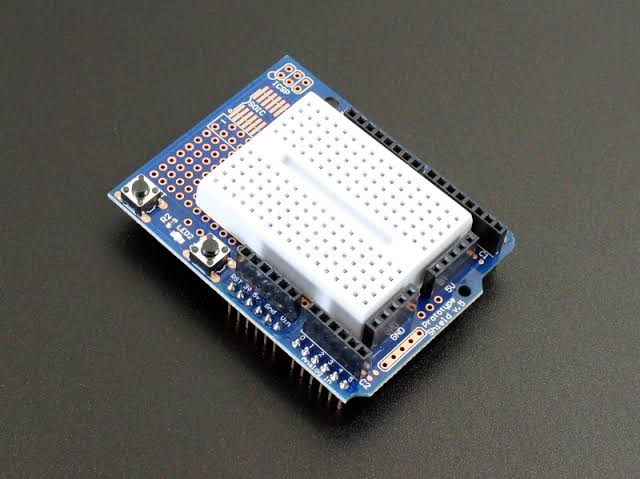 (SPIDER Automation) UNO Proto Shield Prototype Expansion Board with SYB-170 Mini Breadboard | Arduino Uno Prototyping Shield - Image 5