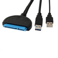 USB3.0 to SATA 2.5, Inch External Hard Disk, Data Cable, With USB Power Supply