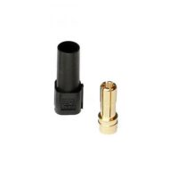 Amass XT150 Gold Plated Male Connector ? 1 Pc Black ? XT150-M.G.B