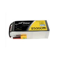 Tattu 22.8V 10C 6S 25000mAh LiPo HV Battery pack with XT90-S Anti Spark Plug for UAV