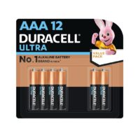 Duracell Ultra Alkaline AAA Battery (Pack of 12)