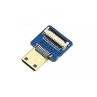 Waveshare Straight Mini HDMI to FFC 20PIN 0.5Pitch Female Adapter for DIY MINI HDMI Cable