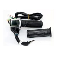24V LCD digital throttle with key with the speed mileage display