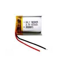 WLY902025 400 mAh 3.7V single cell Rechargeable LiPo Battery