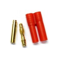 HXT 4mm Gold Connector with Protector ? AM-1009L.G.R