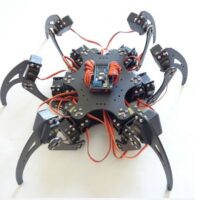 DIY 18DOF Aluminum Hexapod Spider Six 3DOF Legs Robot Kit with 32CH Controller